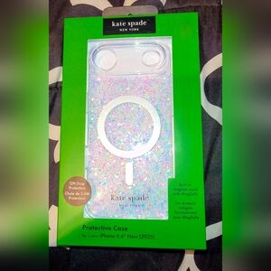 kate spade Iridescent Pink Glitter MagSafe iPhone Case